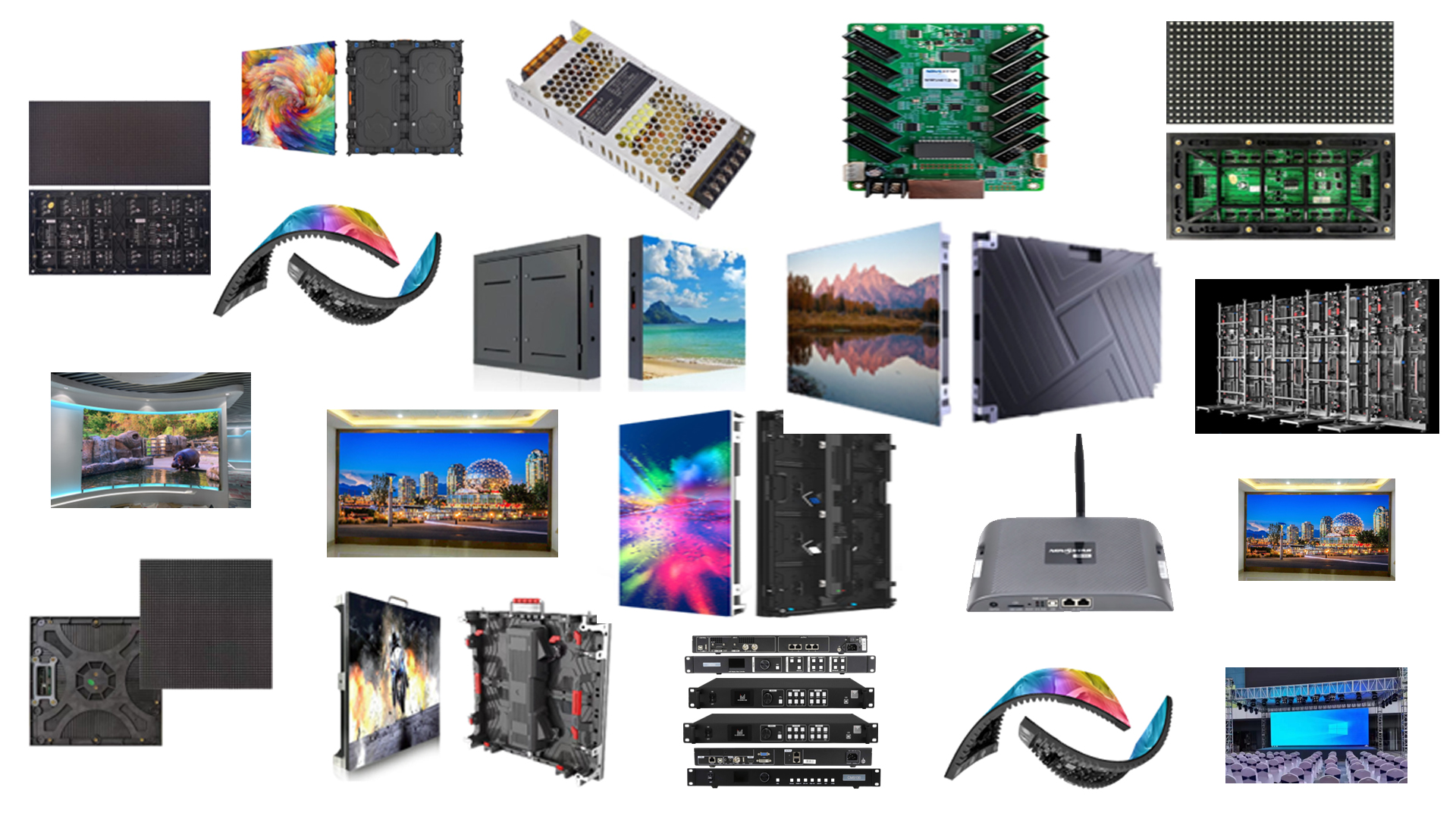 CUNG CẤP LINH KIỆN VẬT TƯ THI CÔNG MÀN HÌNH LED